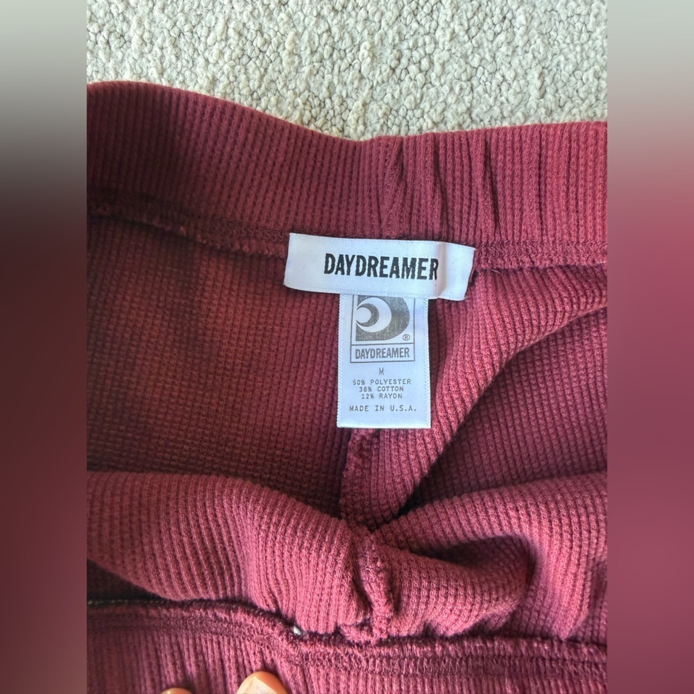 Daydreamer Burgundy Track Pants - Picture 4 of 6
